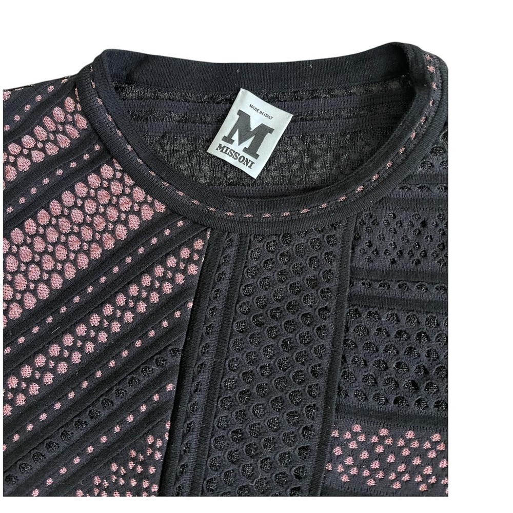 Missoni pink and black button up sweater - Picture 9 of 9